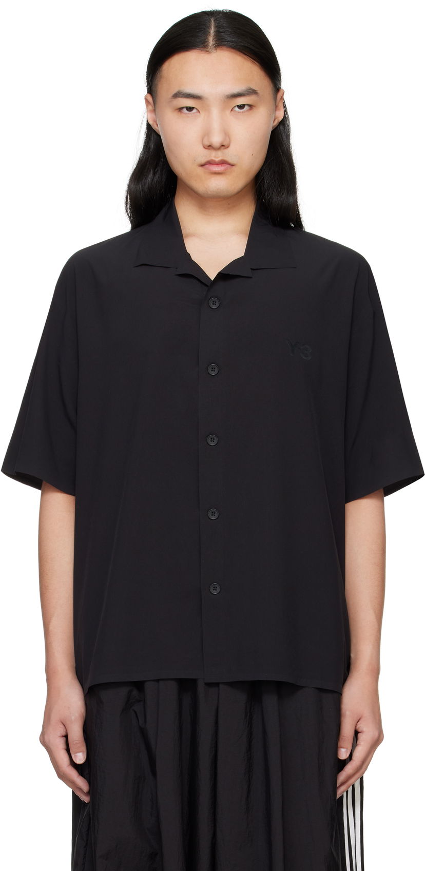 Paita Y-3 Y-3 Lite Woven Shirt Musta | JD1457