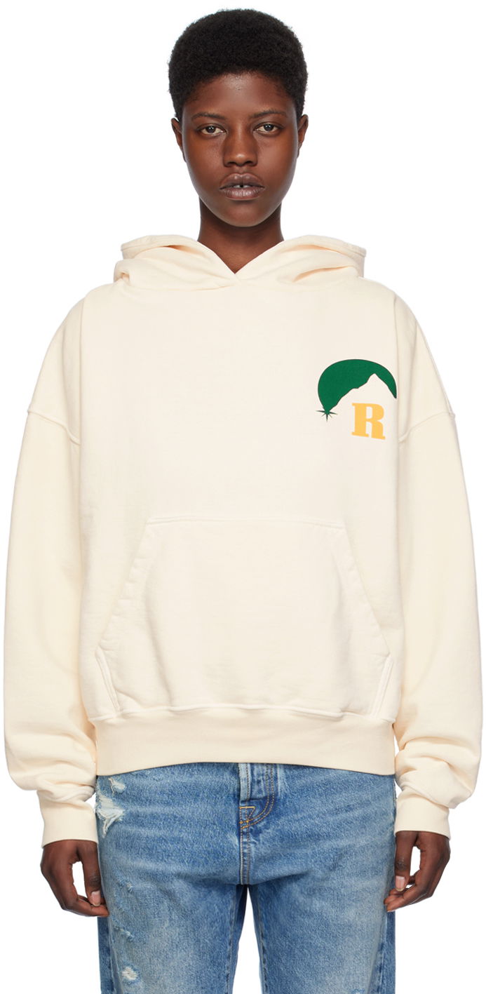 Huppari Rhude Moonlight Hoodie "Off-White" Beige | RHPS24HO01012611