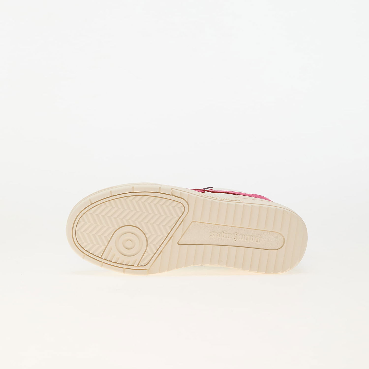 Tennarit ja kengät Palm Angels Palm Beach University Leather White Fuchsia Valkoinen | PGIA014F24LEA0020132, 1