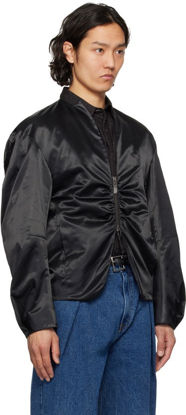 Bomber-takki ADER ERROR ADER error Product. 20 Ruched Satin Jacket Musta | BO01SSJK0802BK, 1