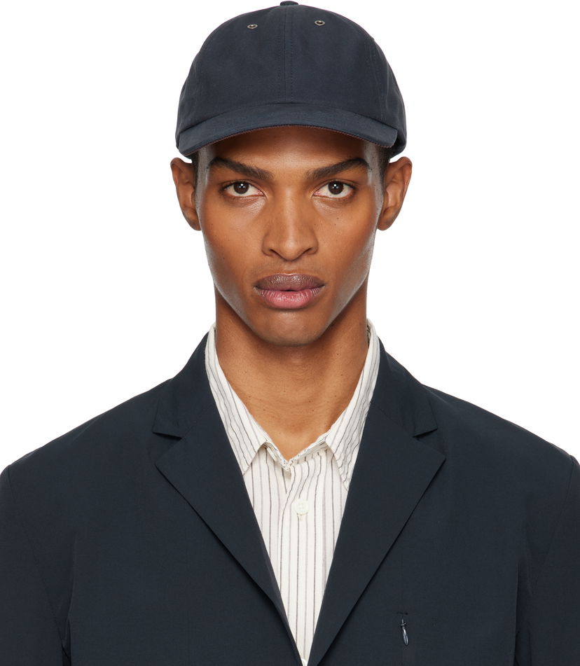Korkki NORSE PROJECTS Norse Projects Canvas 6-Panel Cap Tummansininen | N80-0148
