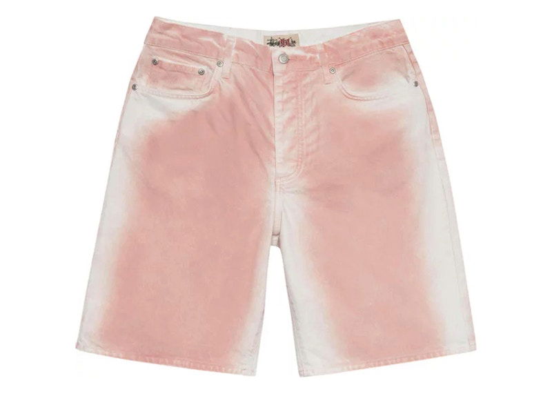 Shortsit Stüssy Stussy Spray Dye Shorts Vaaleanpunainen | 112295_FADP