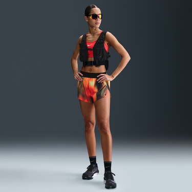Liivi Nike AeroSwift Dri-FIT ADV Printed Running Shorts with Liner Musta | IB2236-736, 2
