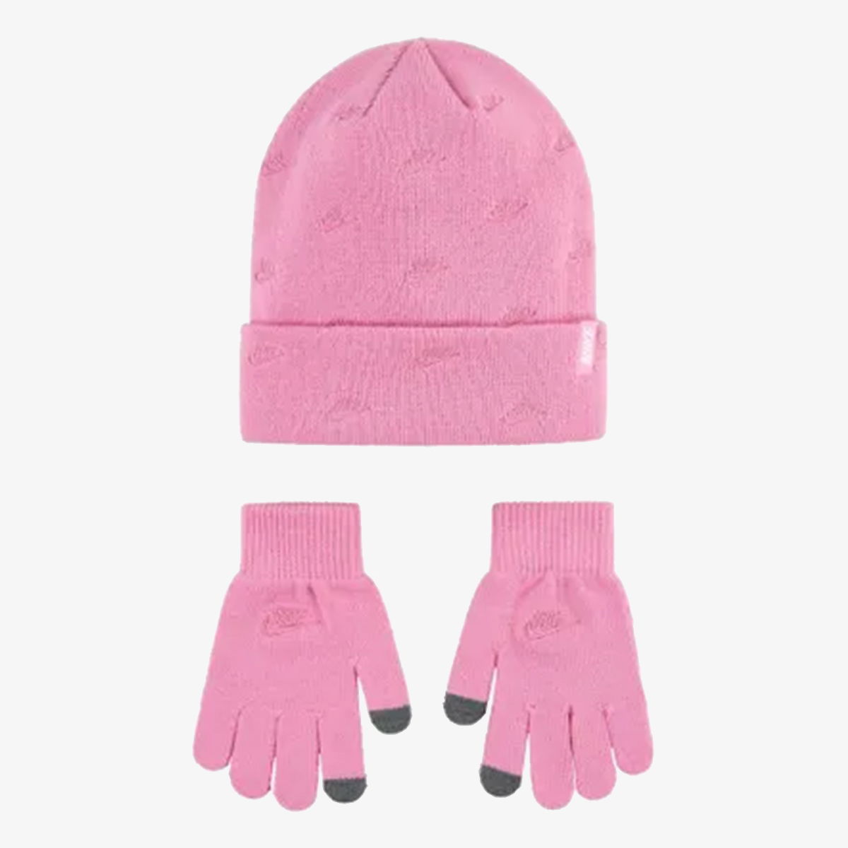 Pipo Jordan Jordan Futura Toss Apex Beanie and Gloves Set Vaaleanpunainen | 9A3092-ACG, 0