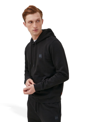 Huppari BOSS Casual Hoodie Musta | 50468445