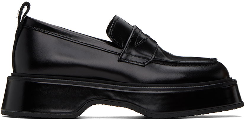 Tennarit ja kengät AMI Square Toe Loafers Musta | USV052.AL0016