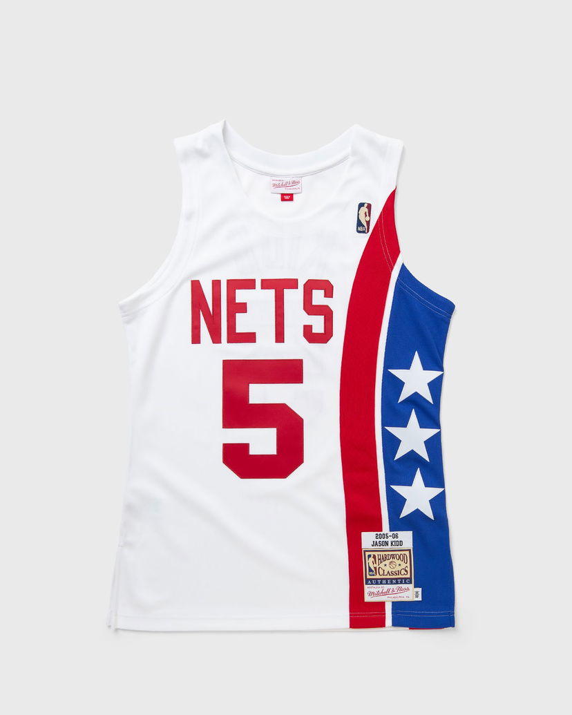 Jersey Mitchell & Ness NBA Authentic Jersey New Jersey Nets Alternate 2005-06 Jason Kidd #5 Valkoinen | AJY44484-NJN05JKIWHIT