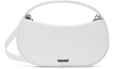 Käsilaukku Coperni Coperni Small Sound Swipe Croco Bag Valkoinen | COPBA72BIS838B, 0