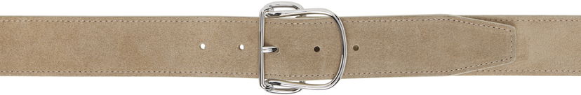 Vyöt TOTEME TOTEME Swirl Suede Belt Beige | 252-WAM0046-LE0027