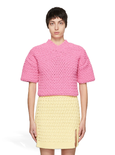 Villapaita Bottega Veneta Heavy Weight Sweater Vaaleanpunainen | 690675 V1MS0