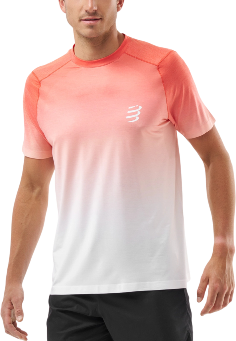 T-paita Compressport Compressport Performance Short Sleeve T-Shirt Oranssi | atsm4923090