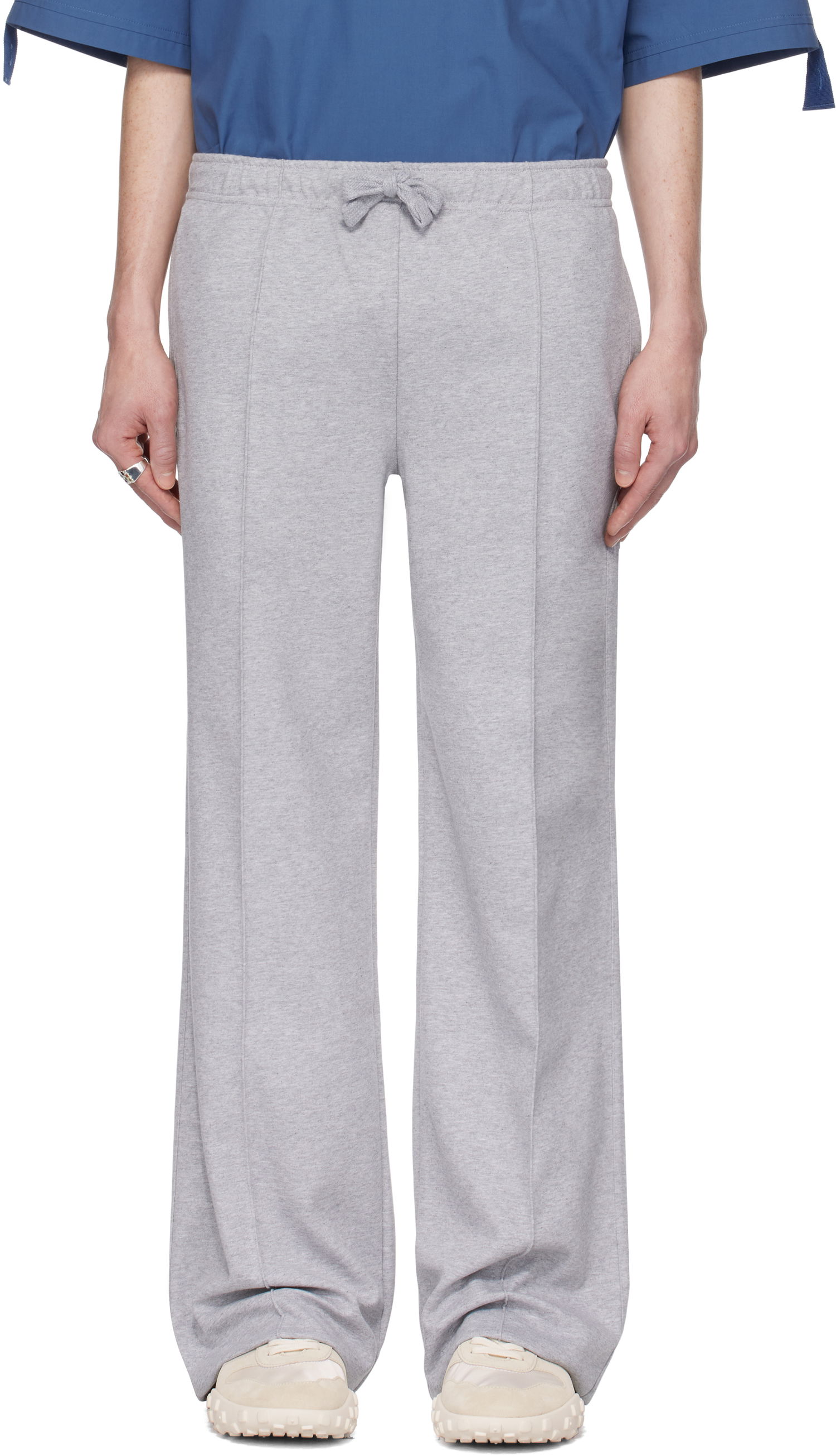 Verryttelyhousut JW Anderson JW Anderson Pintuck Sweatpants Harmaa | JR0051-PG1742, 0