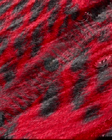 Liivi Aries Brushed Leopard Print Vest Punainen | AR4004104 Red, 4