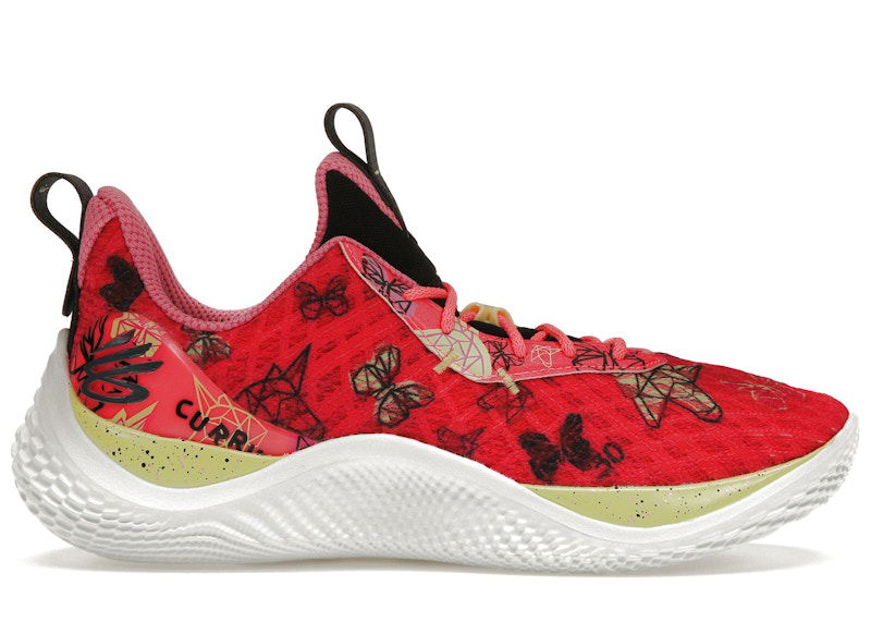 Tennarit ja kengät Under Armour Curry Flow 10 Girl Dad Punainen | 3026273-602