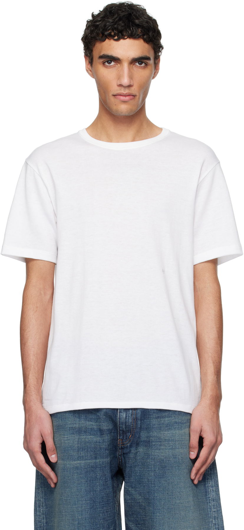 T-paita NANAMICA Nanamica Loopwheel COOLMAX Jersey T-Shirt Valkoinen | S25SI115U