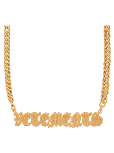 Kaulakoru VETEMENTS Gothic Logo Necklace Metallinen | UE63NE150G