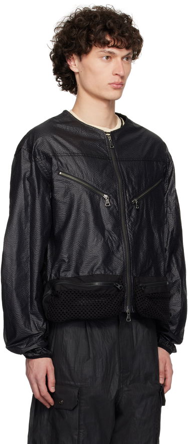 Bomber-takki Andersson Bell Andersson Bell Convex Collarless Bomber Jacket Musta | awa696m, 1