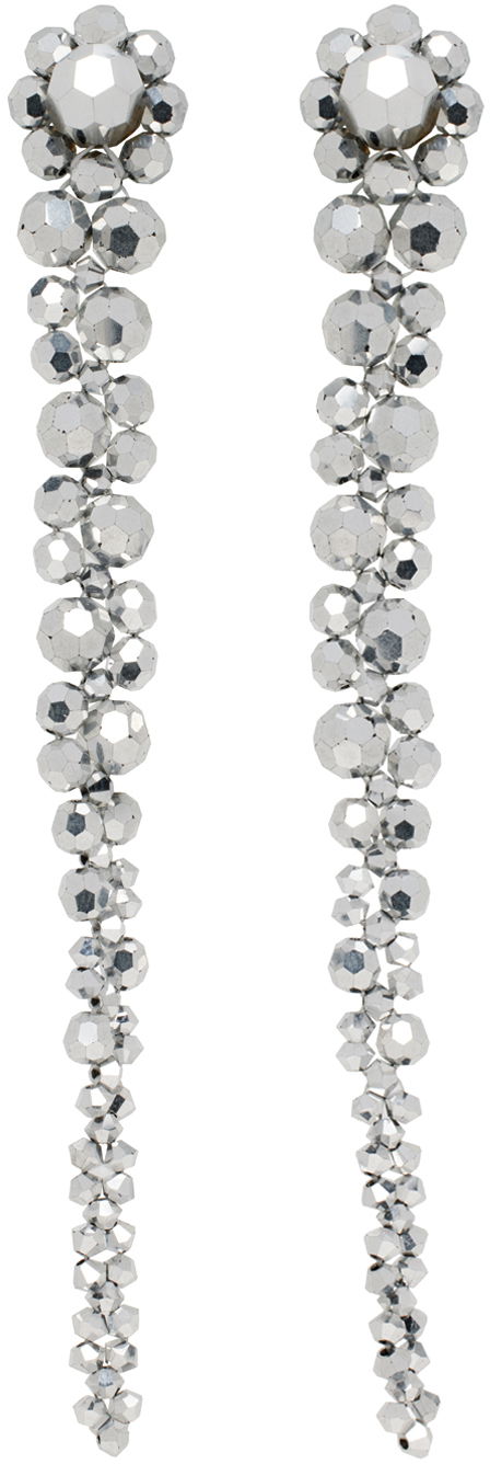 Korvakorut Simone Rocha Simone Rocha Crystal Drip Earrings Metallinen | ERG12 0903