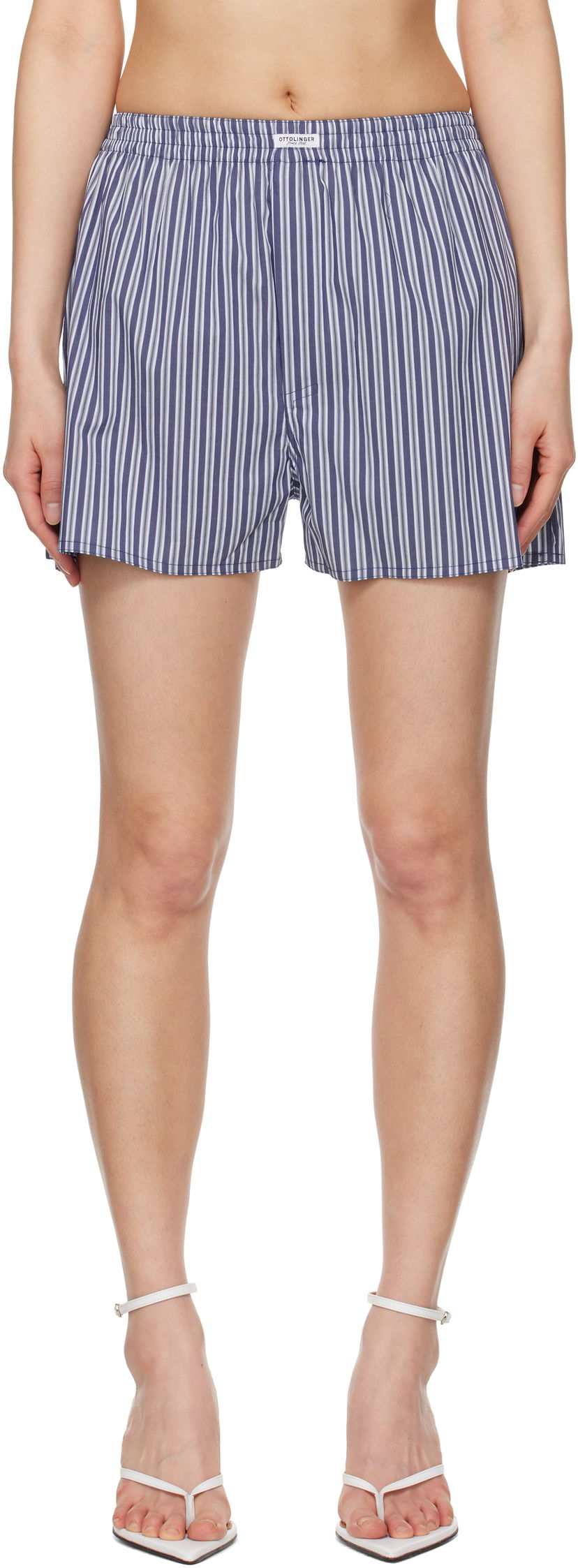 Nyrkkeilijät Ottolinger Ottolinger Striped Boxer Shorts Sininen | 10680010602