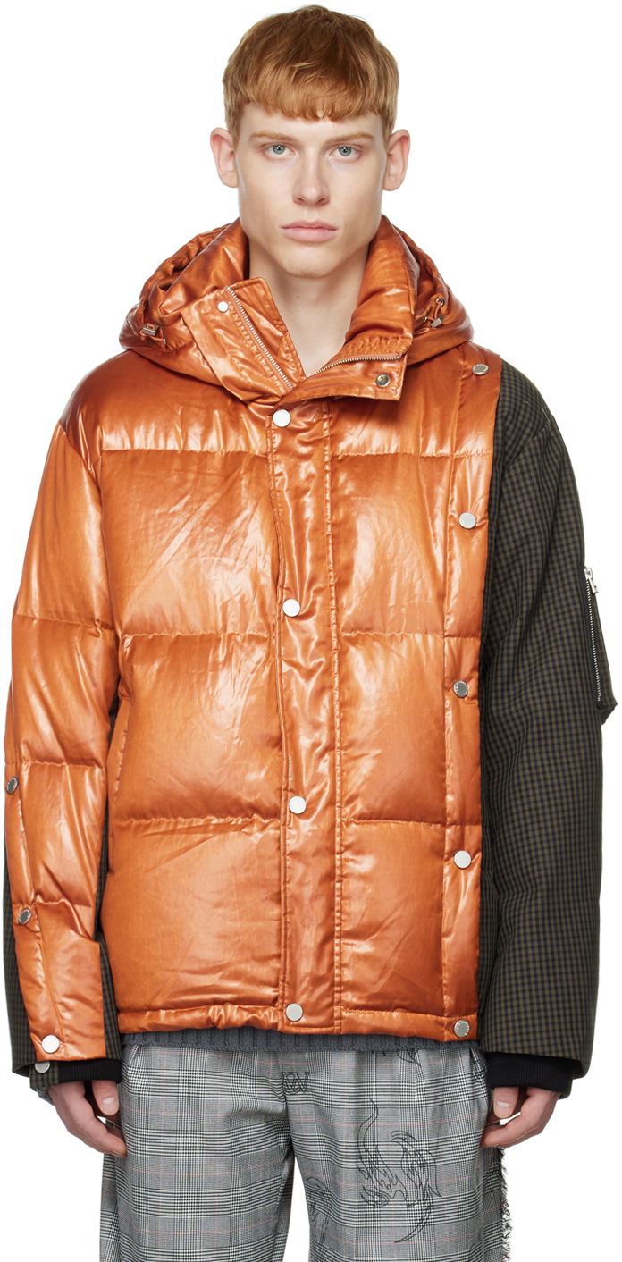 Puffer takki Feng Chen Wang Feng Chen Wang Deconstructed Down Jacket Oranssi | FUF14JK13