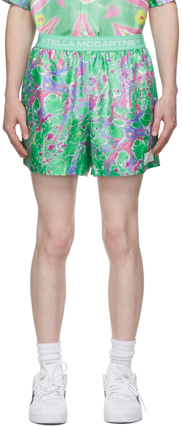 Shortsit Stella McCartney Printed Shorts Monivärinen | 604100SSA66