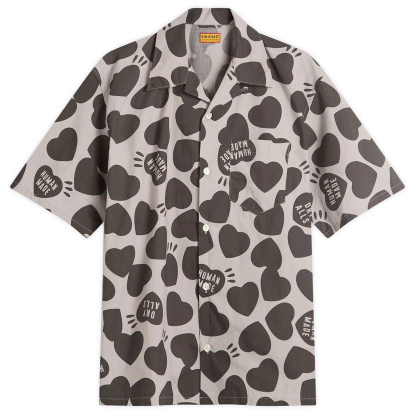 Paita Human Made Heart Vacation Shirt, Size Large Harmaa | HM29SH026-GRY