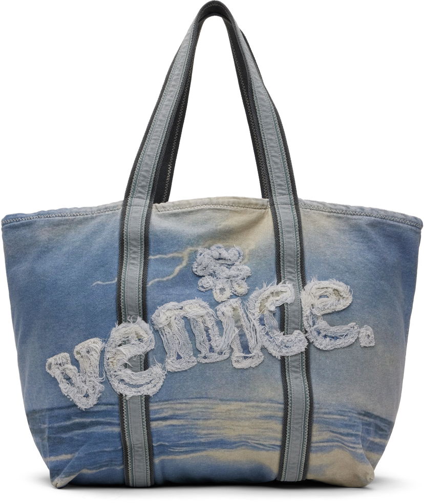 Kangaskassi ERL ERL 'Venice' Tote Bag Sininen | ERL10K006