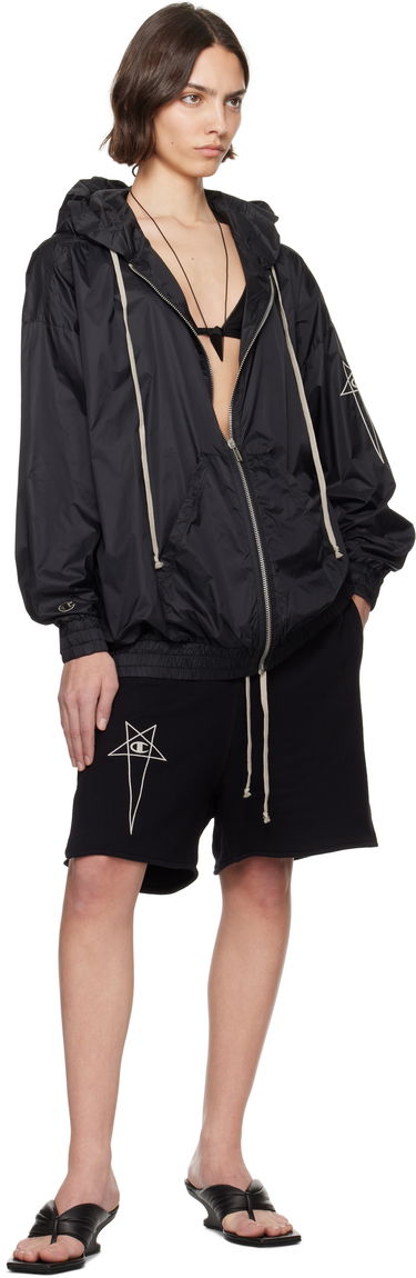 Shortsit Rick Owens Rick Owens Champion Edition French Terry Shorts Musta | CW01E1683 CHFE, 4