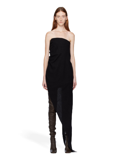 Tankkitoppi Rick Owens Long Tube Top Musta | RO02C1155 WN