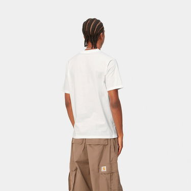 T-paita Carhartt WIP Dandelion Script T-Shirt Valkoinen | I032394_02_XX, 3