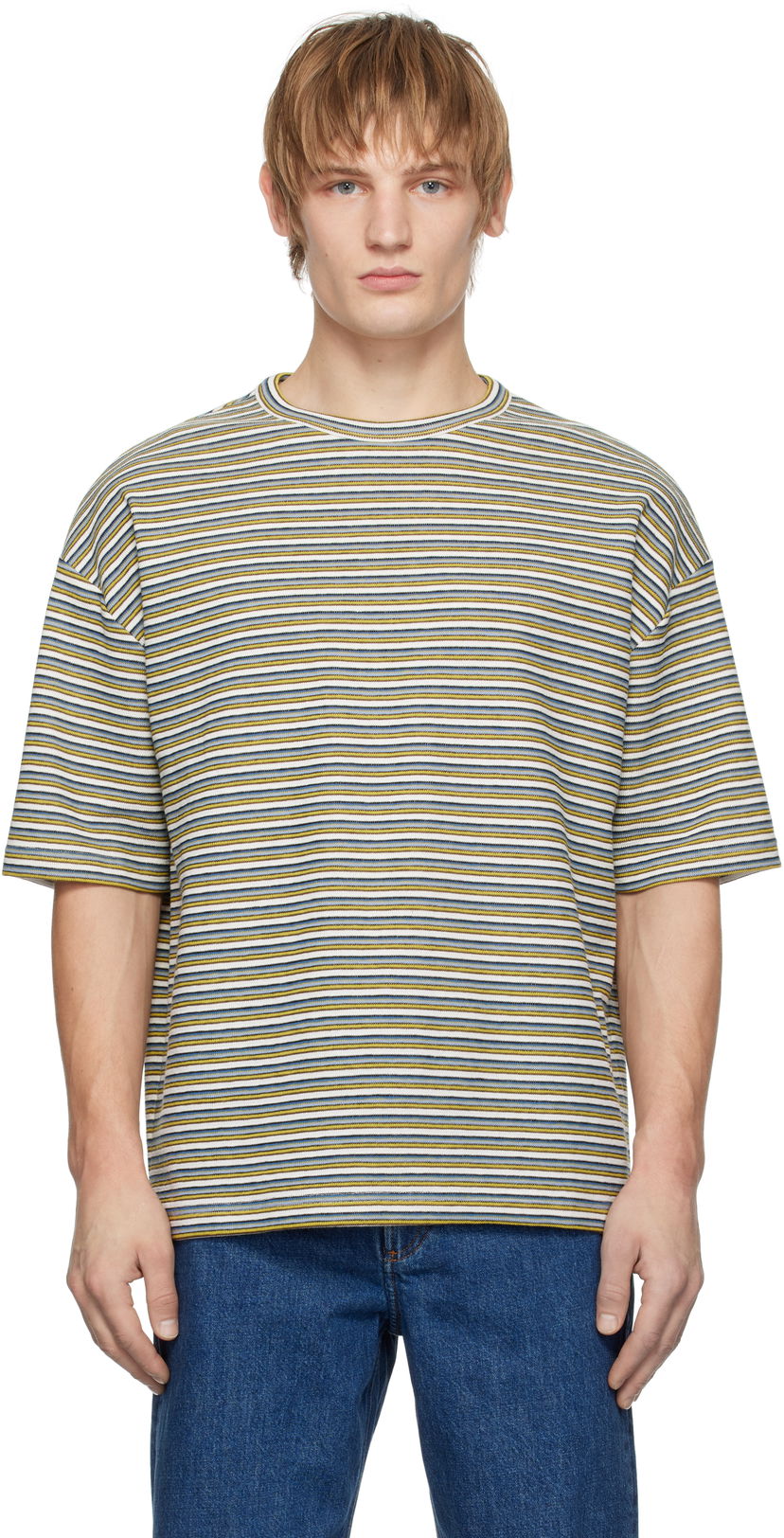 T-paita A.P.C. A.P.C. Bahia Striped T-Shirt Monivärinen | COHFQ-H26231