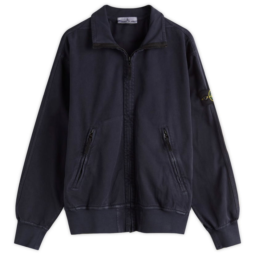 Takki Stone Island Stone Island Old Effect Harrington Jacket, Size Large Tummansininen | K2S156100056-V0126