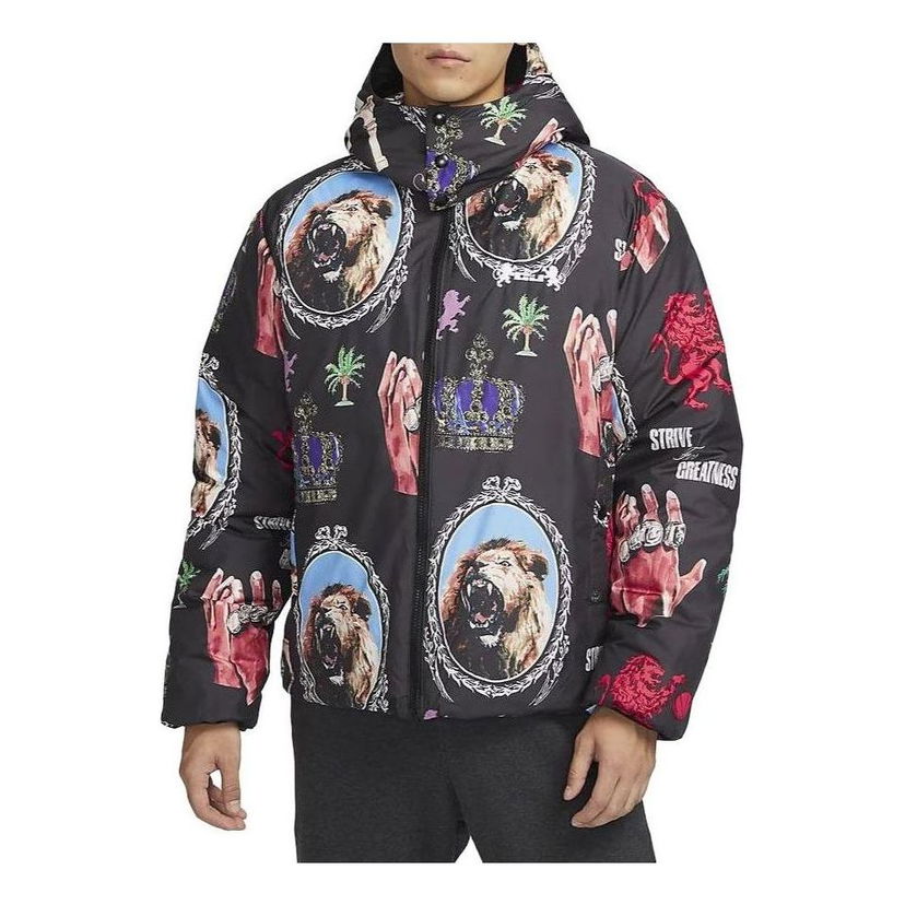 Puffer takki Nike LeBron Therma-FIT Down Jacket Musta | FB6975-010
