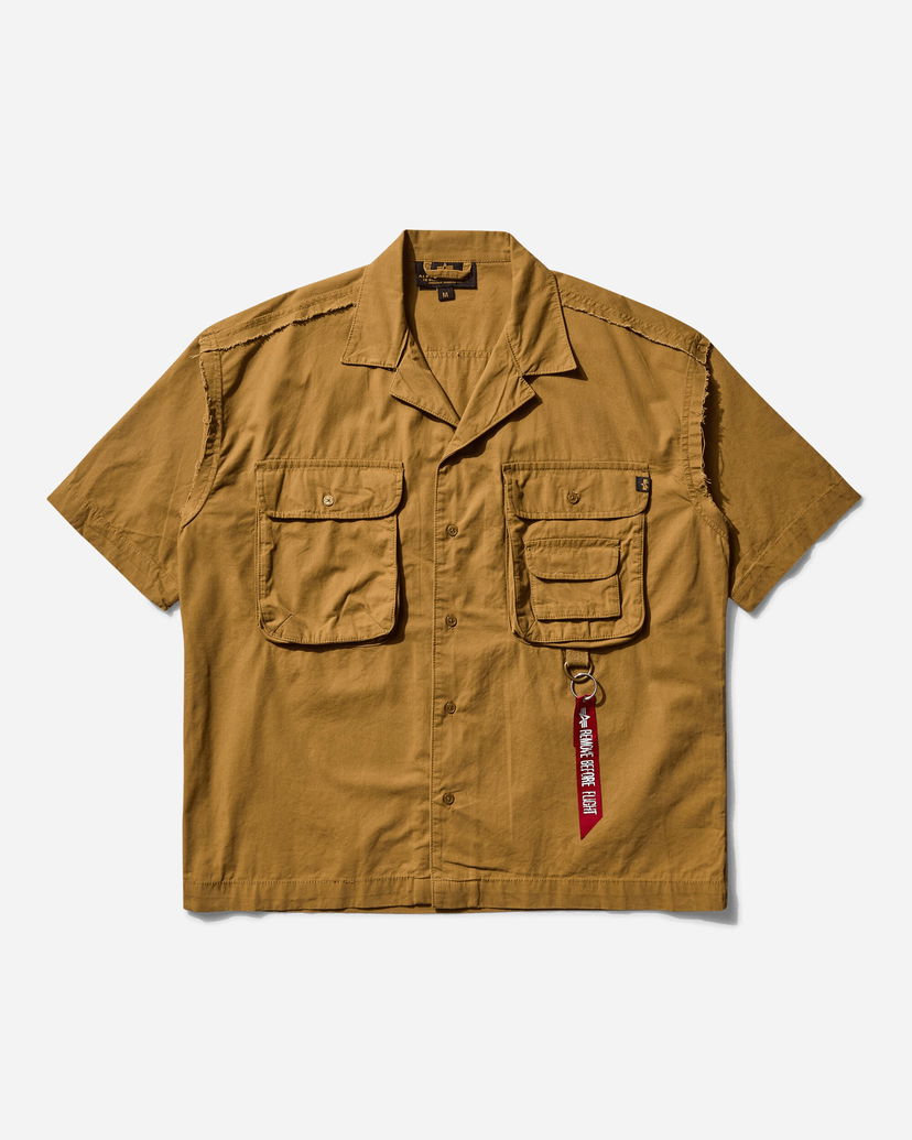 Paita Alpha Industries Aloha Safari Shirt Ruskea | X156138 13