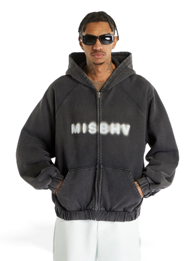 Huppari MISBHV Community Zipped Hoodie Harmaa | 230M223