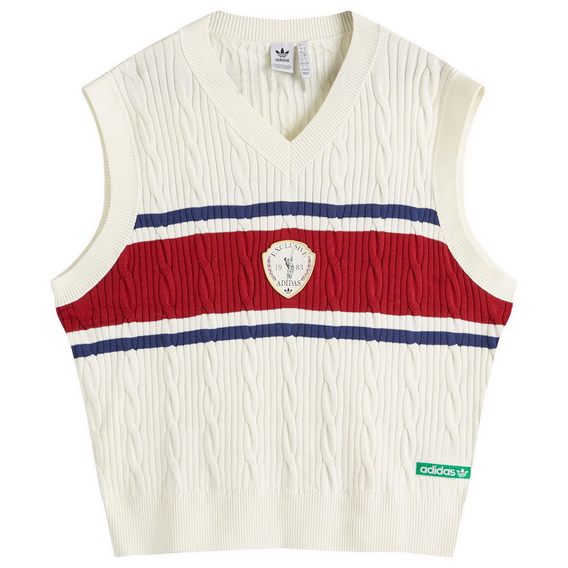 Villapaita adidas Originals Originals Retro Sports Vest Valkoinen | KA4393