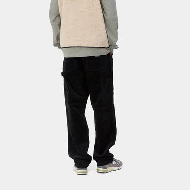 Housut Carhartt WIP Single Knee Pant "Black rinsed" Musta | I028627_89_02, 4