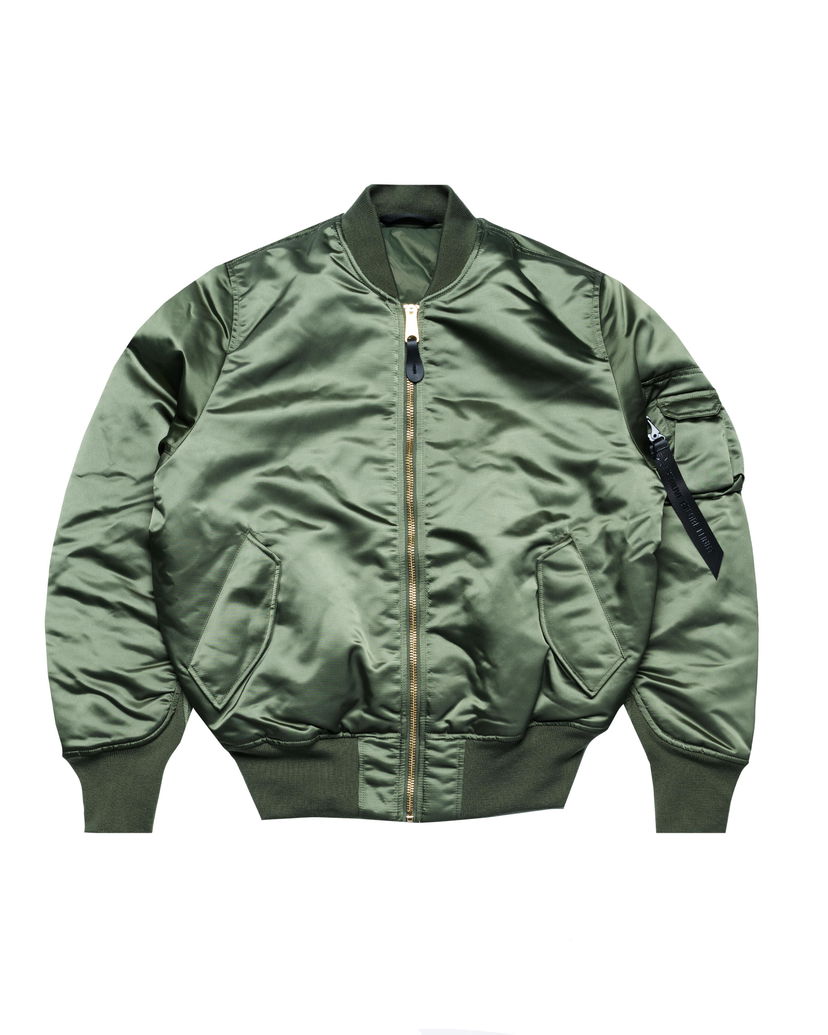 Bomber-takki Alpha Industries MA-1 Flight Bomber Jacket Vihreä | 756111-01