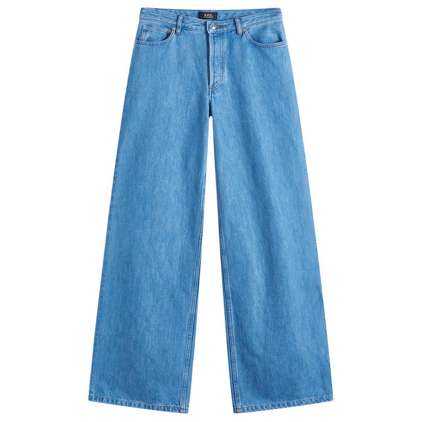 Jeans A.P.C. A.P.C. Elisabeth Wide Leg Jeans 24" Sininen | COHEQ-F09181