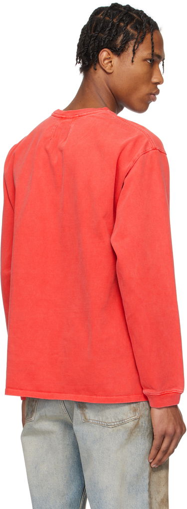 Huppari Rhude Rhude Side Logo Long Sleeve T-Shirt Punainen | RHPS25TT13012, 2