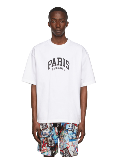 T-paita Balenciaga Cotton T-Shirt Valkoinen | 612966-TLVL7-9040