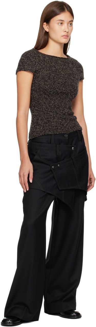 Housut Andersson Bell Crossover Wrap Tailored Trousers Musta | apa862w, 3
