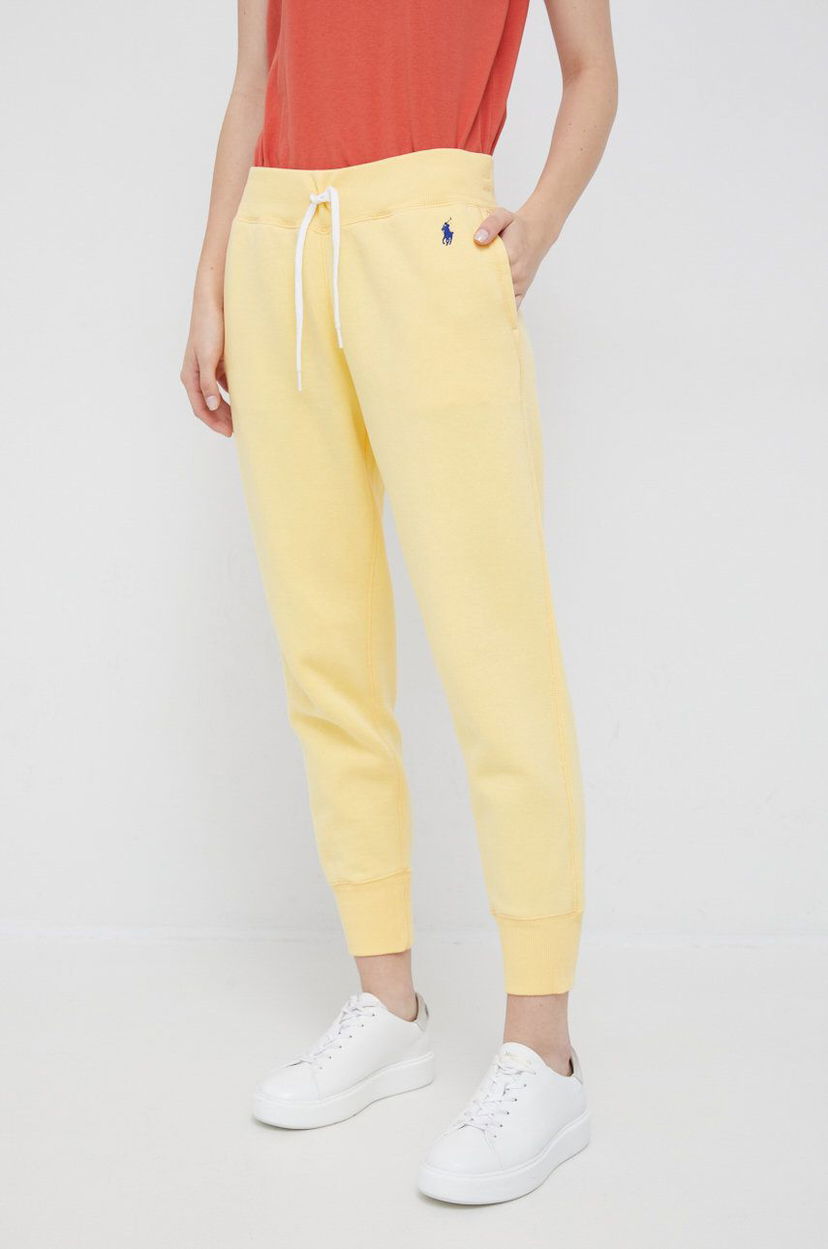 Verryttelyhousut Polo by Ralph Lauren Polo Ralph Lauren Fleece Joggers Keltainen | 211794397025