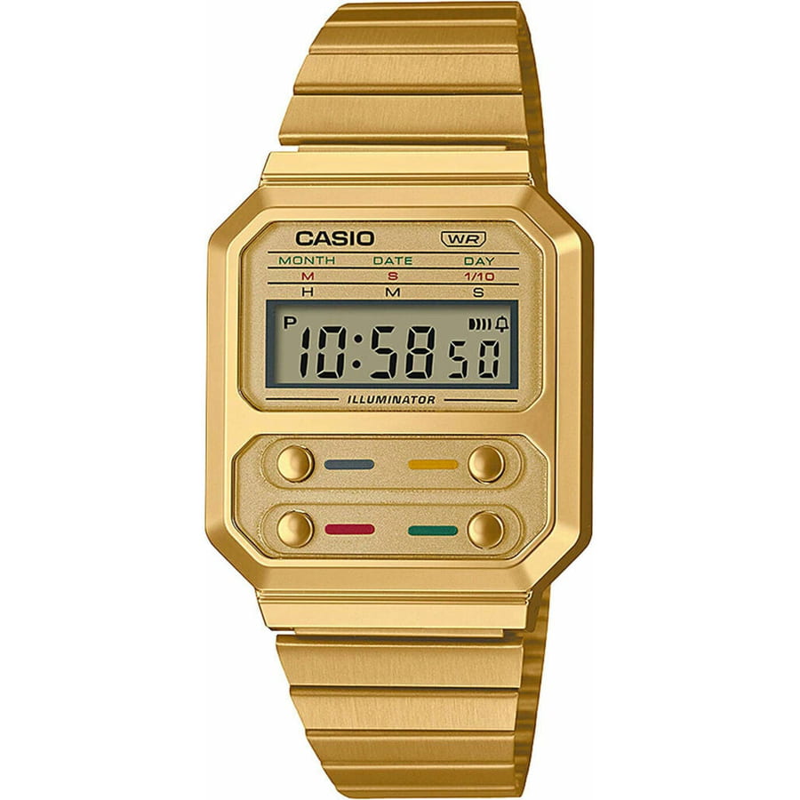 Katsella CASIO A 100WEG-9AEF Metallinen | 076152, 0