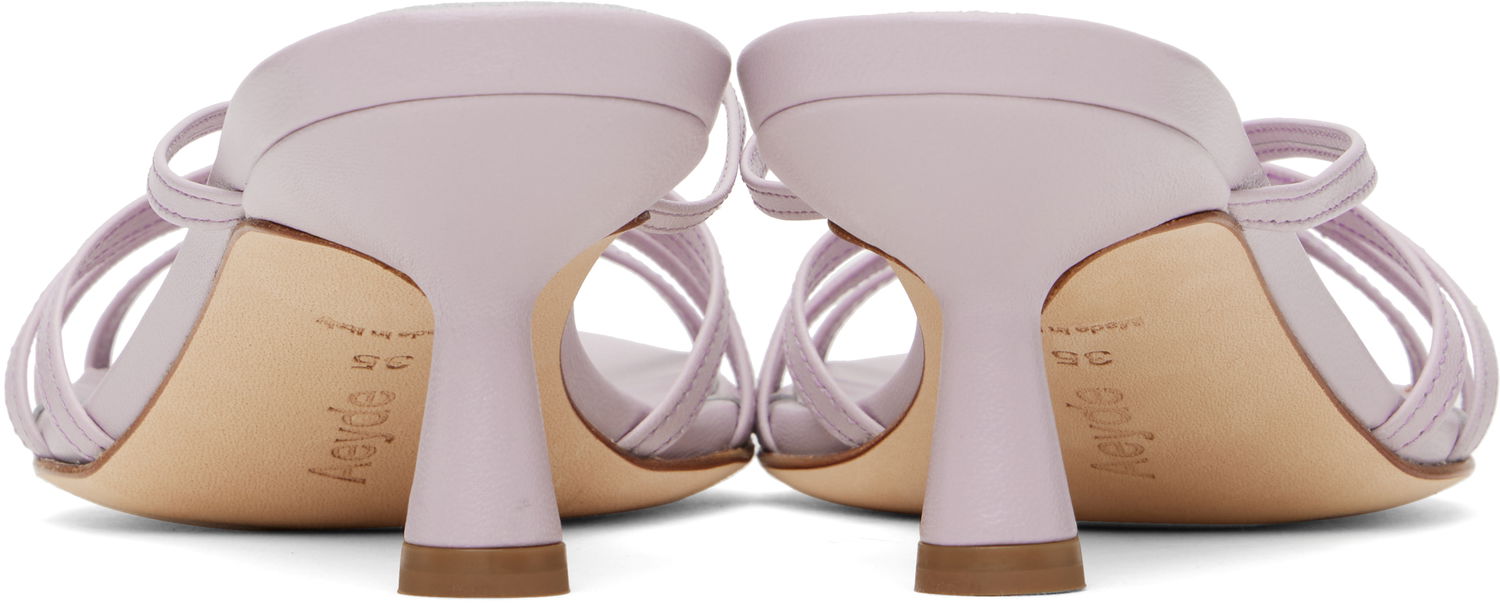 Asusteet Aeyde Aeyde Abby Leather Mules Violetti | A11-HS-PRAR55ST141-SS25-1019-007, 1