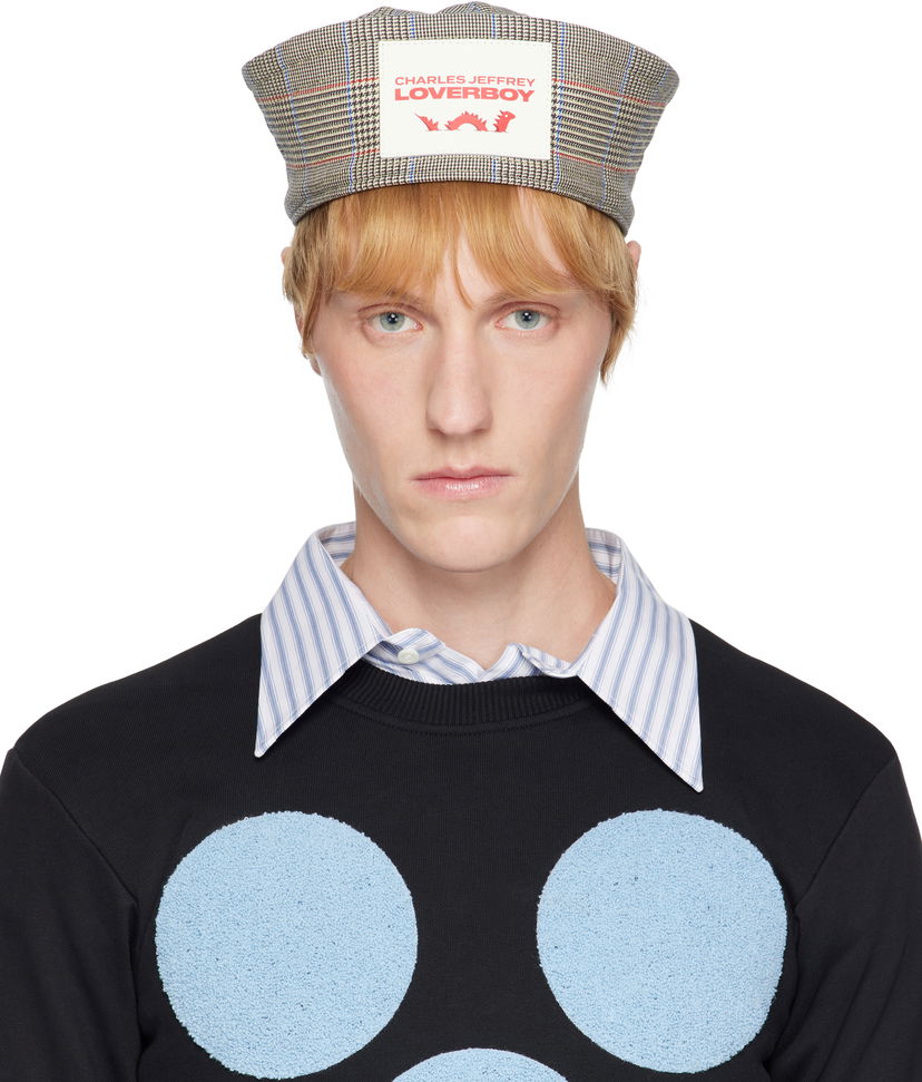 Villapaita Charles Jeffrey Loverboy Charles Jeffrey LOVERBOY Sailor Prince of Wales Check Hat Musta | 054131603