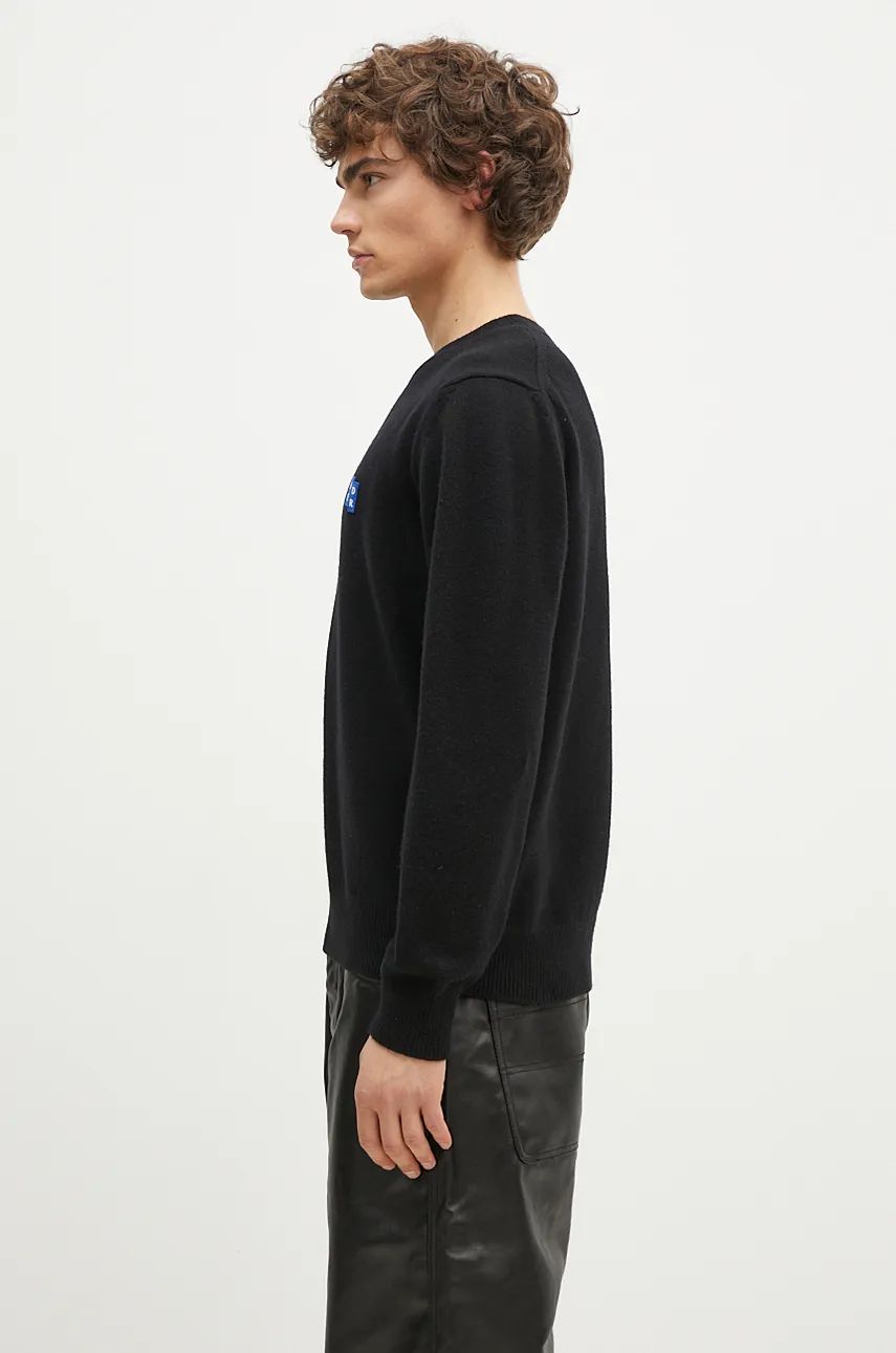 Villapaita ADER ERROR Black Wool Sweater With Logo Patch Musta | BMSGFYKT0101BK, 1