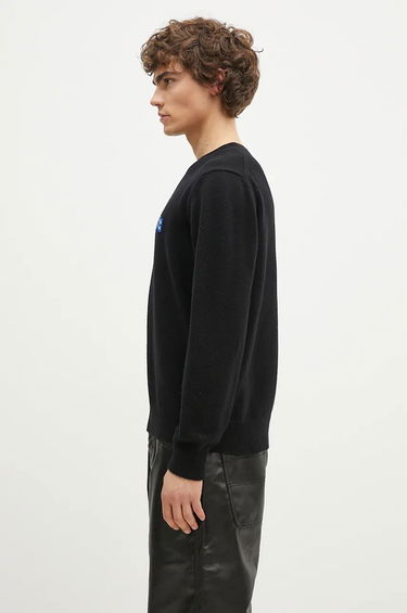 Villapaita ADER ERROR Black Wool Sweater With Logo Patch Musta | BMSGFYKT0101BK, 1