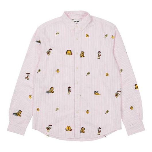 Paita Palace Palace Garfield Print Shirt Vaaleanpunainen | P21SHT001