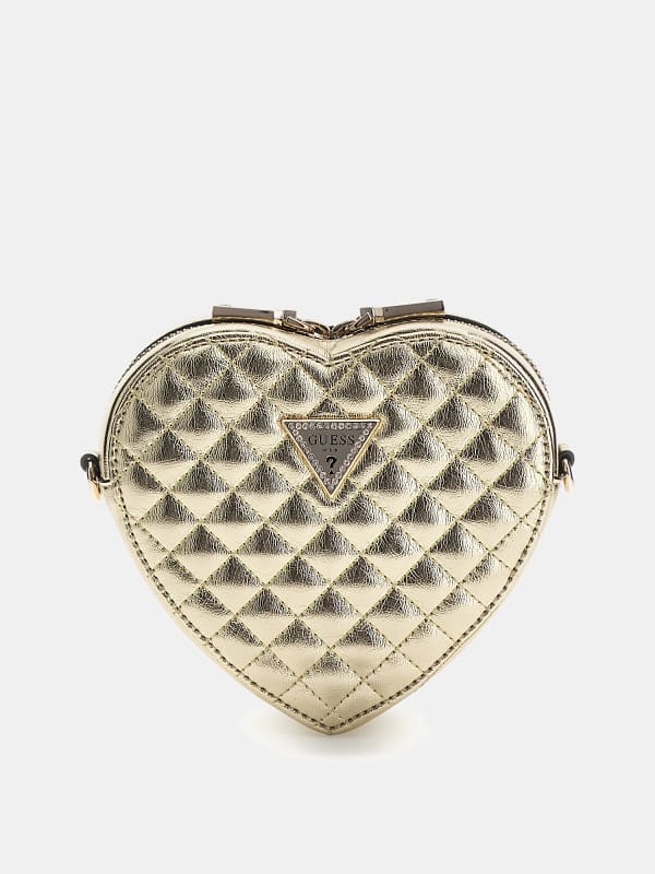 Käsilaukku GUESS Twiller Laminated Mini Crossbody Harmaa | HWMG9310770